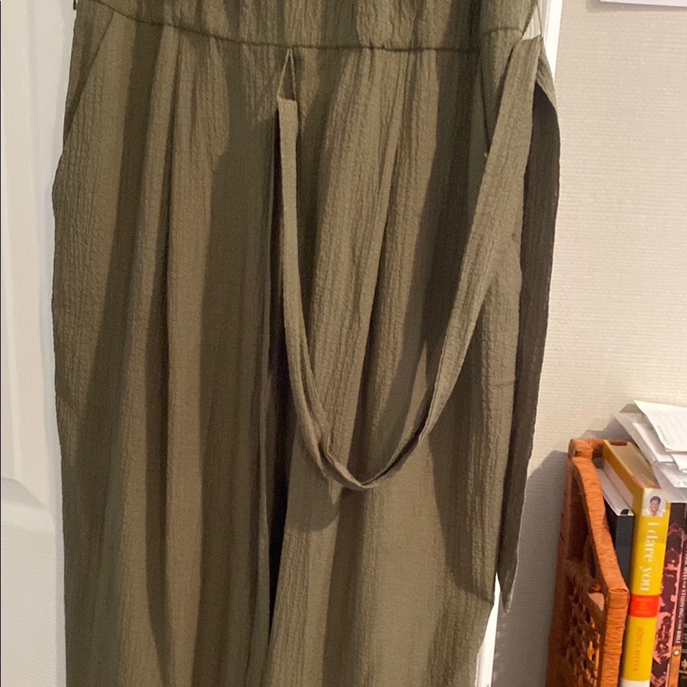 Calvin Klein Khaki Sleeveless Jumpsuit - Picture 2 of 3